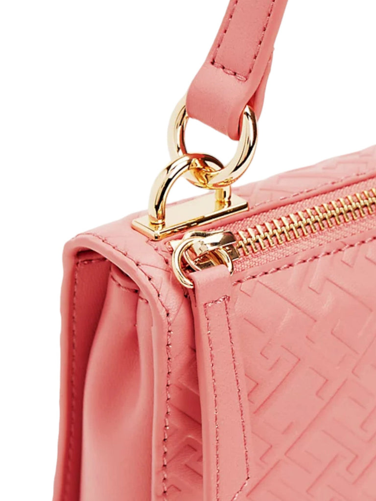 Tommy Hilfiger roza ženska torba s lančanim remenom-[SKU]
