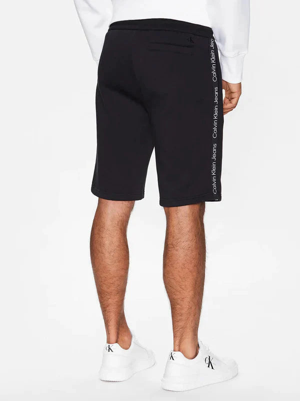 Calvin Klein crni muški šorc sa stranim trakama-[SKU]
