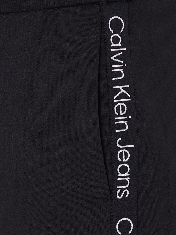 Calvin Klein crni muški šorc sa stranim trakama-[SKU]