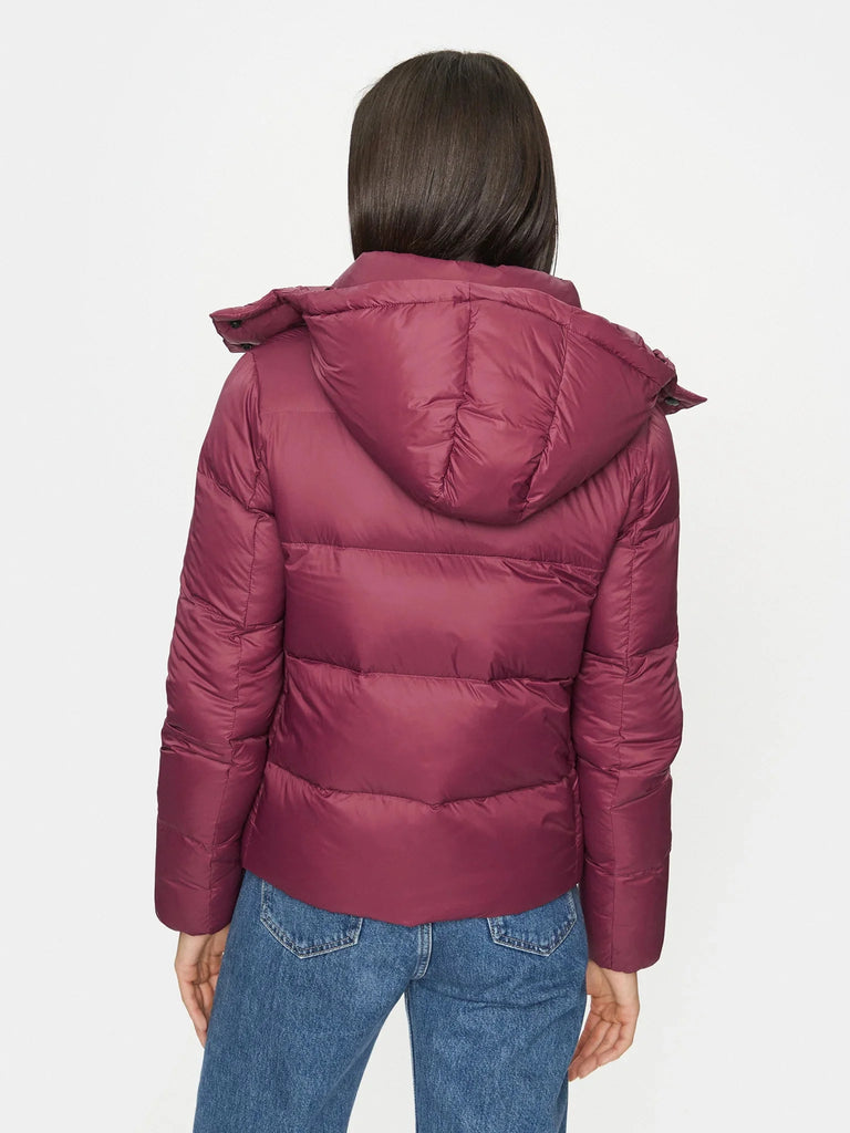 Calvin Klein ljubičasta ženska jakna s kapuljačom-[SKU]