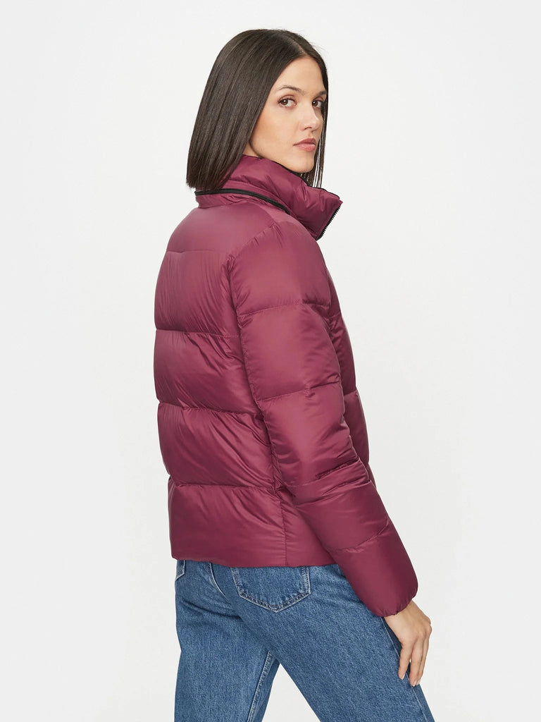 Calvin Klein ljubičasta ženska jakna s kapuljačom-[SKU]
