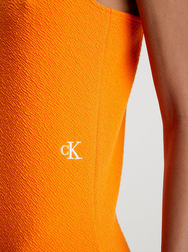 Calvin Klein narandžasta ženska haljina bez rukava-[SKU]