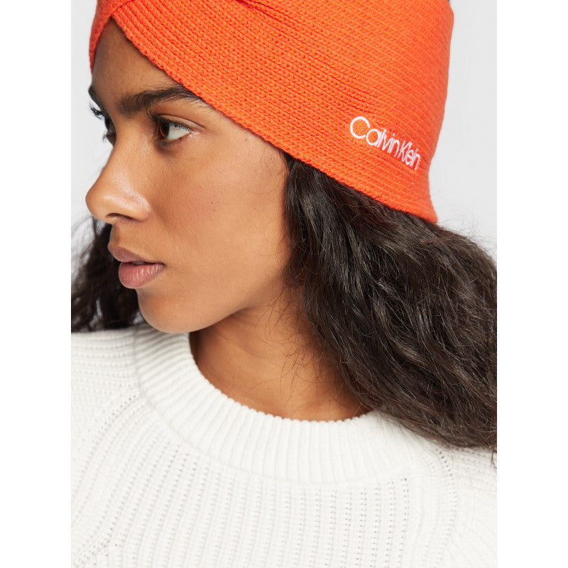 Calvin Klein narandžasta ženska pletena traka sa čvorom-[SKU]