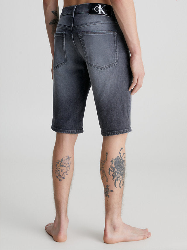Calvin Klein sivi muški šorc sa izblajhanim efektom-[SKU]