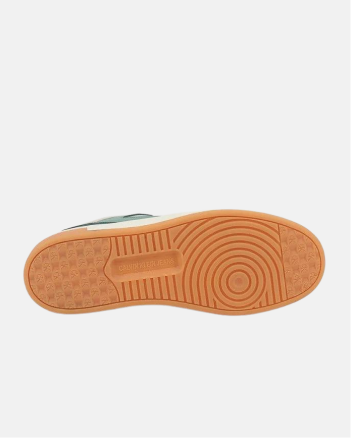 Calvin Klein bež muške patike sa zelenim detaljima-[SKU]