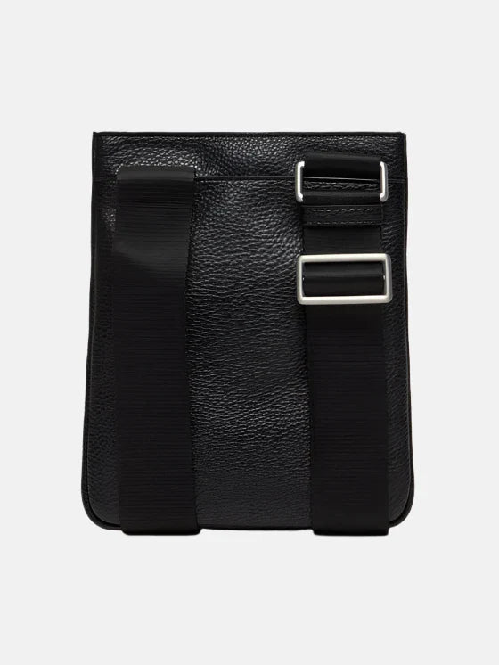 Tommy Hilfiger crna muška torba s prugastim detaljem-[SKU]