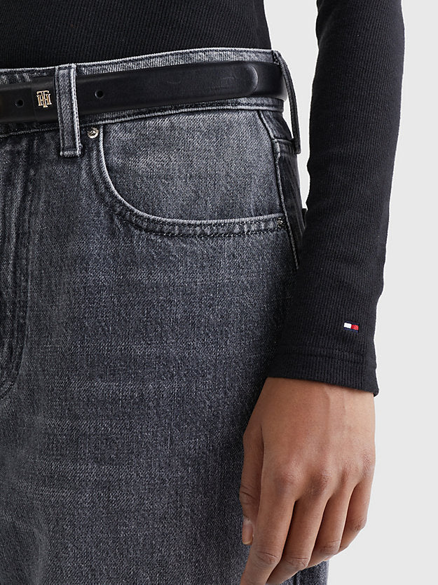 Tommy Hilfiger crna ženska majica dugih rukava-[SKU]