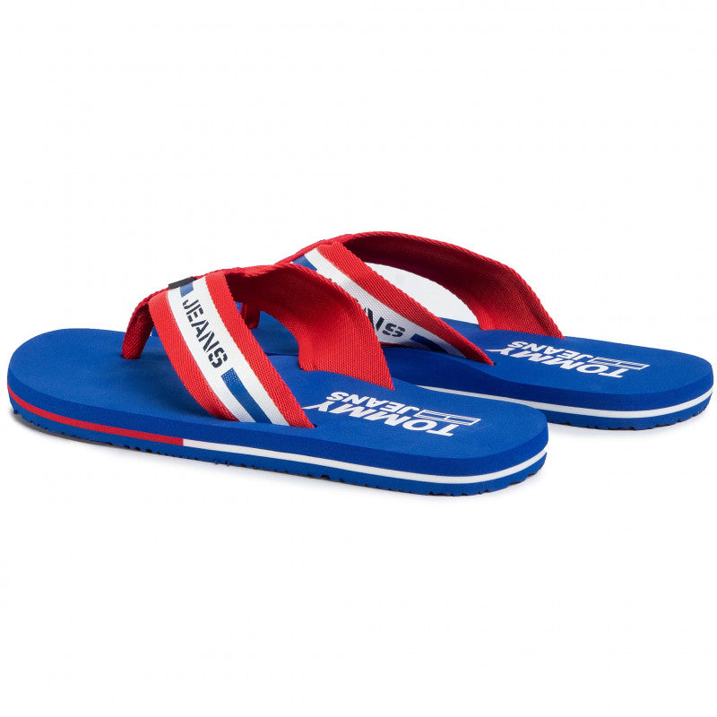 Tommy Hilfiger crvene muške japanke sa prugama-[SKU]