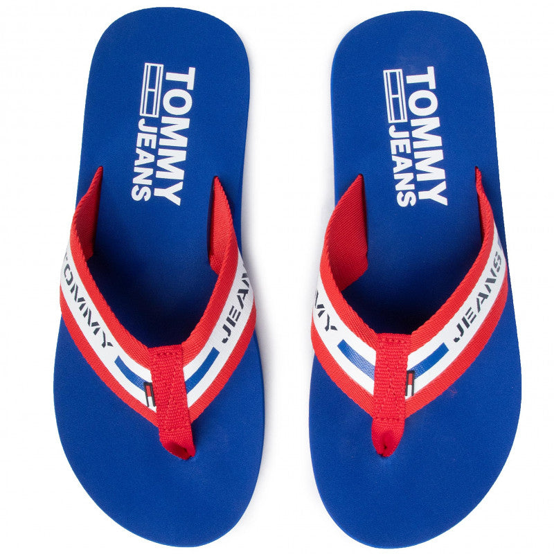 Tommy Hilfiger crvene muške japanke sa prugama-[SKU]