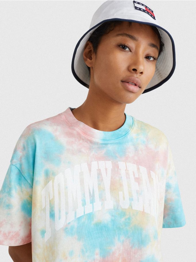 Tommy Hilfiger mix ženska majica sa tie-dye uzorkom-[SKU]
