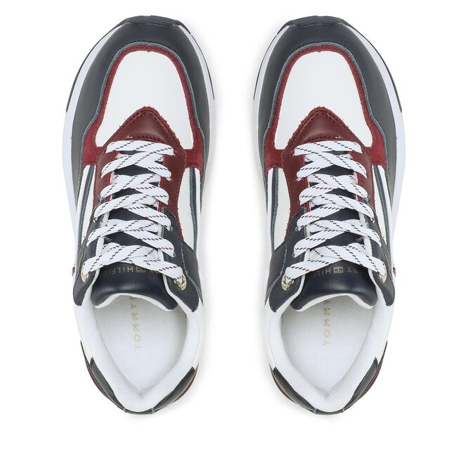 Tommy Hilfiger mix ženske patike sa crvenim detaljima-[SKU]
