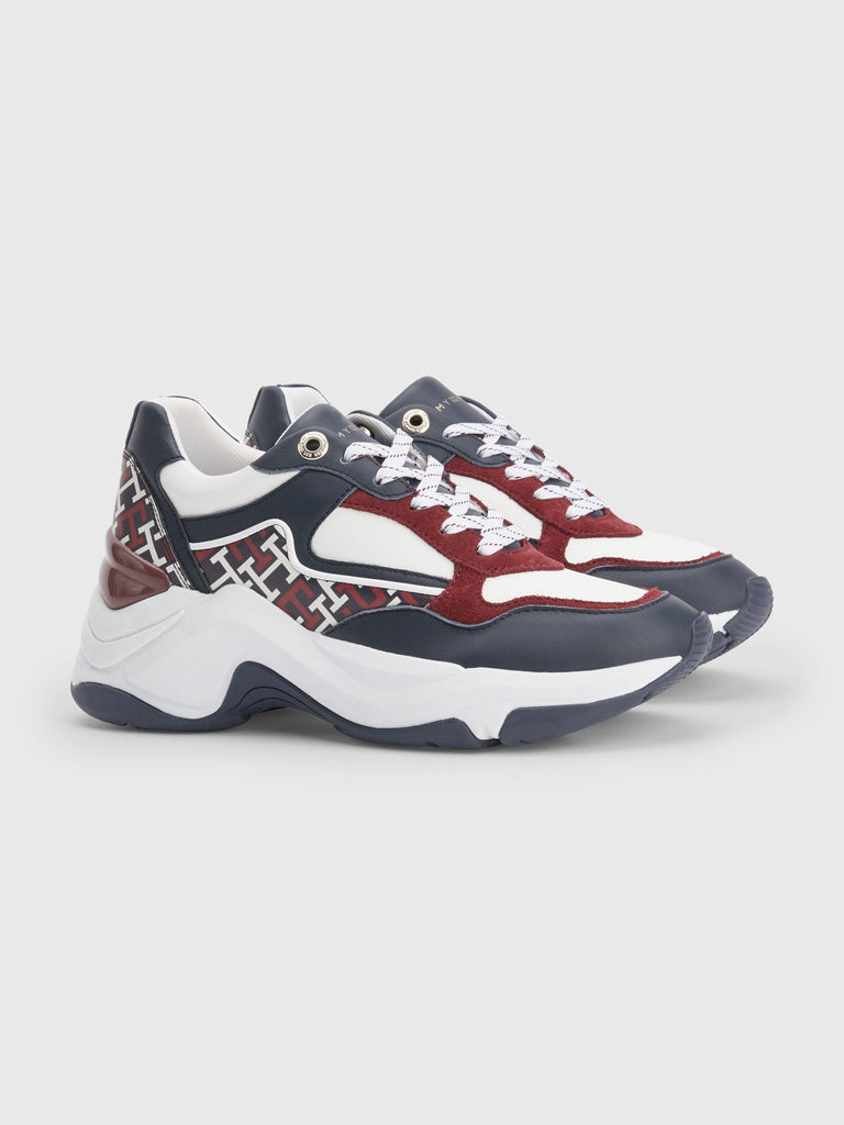 Tommy Hilfiger mix ženske patike sa crvenim detaljima-[SKU]
