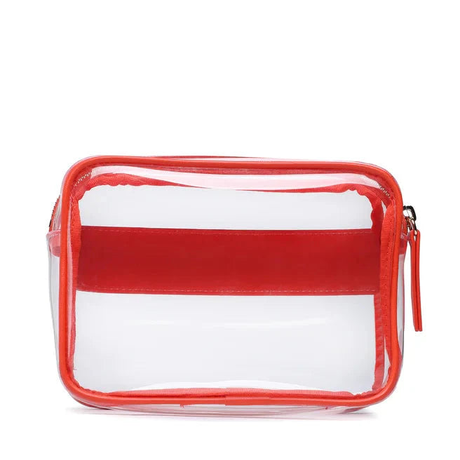 Tommy Hilfiger crveni ženski neseser prozirni-[SKU]