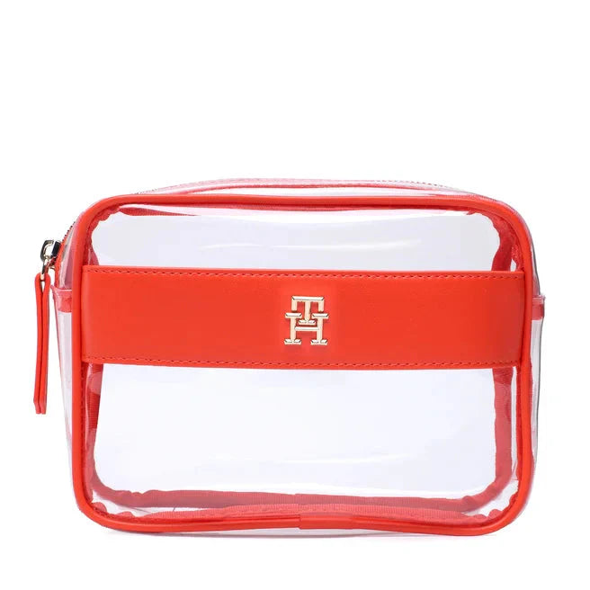 Tommy Hilfiger crveni ženski neseser prozirni-[SKU]