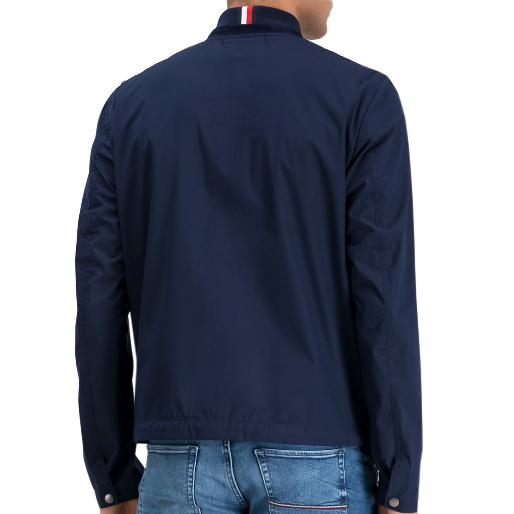 Tommy Hilfiger plava muška jakna s džepovima-[SKU]