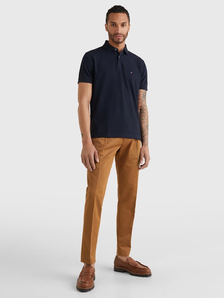 Tommy Hilfiger plava muška majica s ovratnikom polo-[SKU]