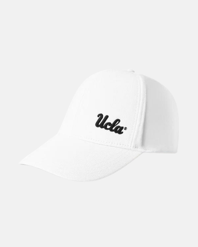 UCLA bijeli unisex kačket sa zakrivljenim šiltom-[SKU]